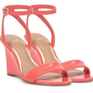 BRAND NEW VINCE CAMUTO JEFANY  ANKLE STRAP WEDGE SANDAL (WOMEN)